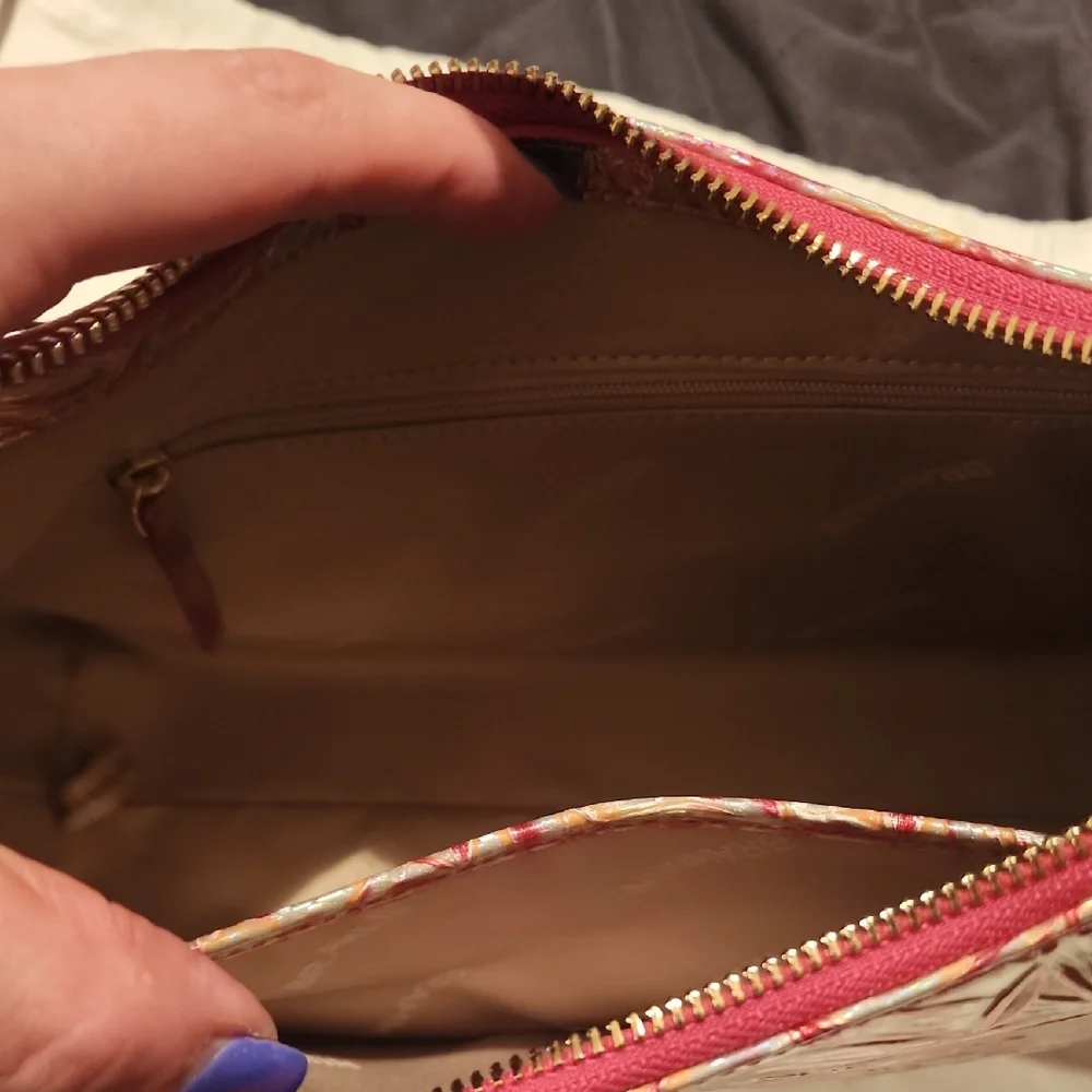 Floral Pink Designer Shoulder Bag - Picture 8 of 10